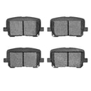 Dynamic Friction 4000-1766-00 Disc Brake Pad Set - Rear