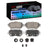 Dynamite Friction 4000-1965-01 Disc Brake Pad Set - Rear