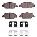 Dynamic Friction 4000-2037-01 Disc Brake Pad Set - Rear