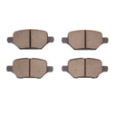 Dynamic Friction 4000-2168-00 Disc Brake Pad Set - Rear