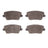 Dynamite Friction 4000-2212-00 Disc Brake Pad Set - Rear