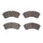 Dynamite Friction 4000-2388-00 Disc Brake Pad Set - Rear