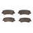 Dynamite Friction 4000-2412-00 Disc Brake Pad Set - Rear