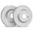 Dynamite Friction 4002-21040 Disc Brake Rotor Set - Front