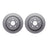 Dynamite Friction 4002-52011 Disc Brake Rotor Set - Rear