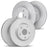 Dynamite Friction 4004-45026 Disc Brake Rotor Set - Front and Rear