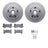 Dynamite Friction 4212-47105 Disc Brake Kit - Front