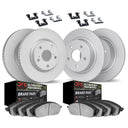 Dynamic Friction 4414-42017 Disc Brake Kit - Front and Rear
