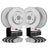 Dynamite Friction 4504-02006 Disc Brake Kit - Front and Rear
