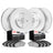 Dynamite Friction 4504-59068 Disc Brake Kit - Front and Rear