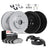 Dynamite Friction 4514-67073 Disc Brake Pad and Rotor / Drum Brake Shoe and Drum Kit - Front and Rear