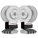 Dynamic Friction 4604-10025 Disc Brake Kit - Front and Rear