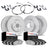 Dynamite Friction 4624-10342 Disc Brake Kit - Front and Rear
