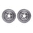 Dynamite Friction 6002-27054 Disc Brake Rotor Set - Rear