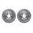 Dynamite Friction 6002-40016 Disc Brake Rotor Set - Front