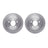 Dynamite Friction 6002-47023 Disc Brake Rotor Set - Rear