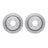 Dynamite Friction 6002-47025 Disc Brake Rotor Set - Rear