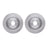 Dynamite Friction 6002-54054 Disc Brake Rotor Set - Front