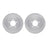 Dynamite Friction 6002-54187 Disc Brake Rotor Set - Front