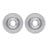 Dynamite Friction 6002-59026 Disc Brake Rotor Set - Front