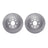 Dynamite Friction 6002-76072 Disc Brake Rotor Set - Rear