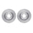 Dynamite Friction 6002-80065 Disc Brake Rotor Set - Front