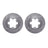 Dynamite Friction 6002-92038 Disc Brake Rotor Set - Front