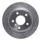 Dynamite Friction 631-31117R Disc Brake Rotor - Rear Right