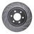 Dynamite Friction 631-40098R Disc Brake Rotor - Front Right