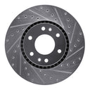 Dynamic Friction 631-48046R Disc Brake Rotor - Front Right