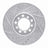 Dynamite Friction 631-63017L Disc Brake Rotor - Front Left
