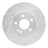 Dynamite Friction 631-63158R Disc Brake Rotor - Front Right