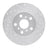 Dynamite Friction 631-76041R Disc Brake Rotor - Front Right