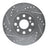 Dynamite Friction 631-76073L Disc Brake Rotor - Rear Left
