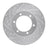 Dynamite Friction 631-76115L Disc Brake Rotor - Front Left