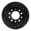 Dynamite Friction 633-03017L Disc Brake Rotor - Rear Left