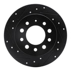 Dynamite Friction 633-03017L Disc Brake Rotor - Rear Left