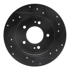 Dynamite Friction 633-03037L Disc Brake Rotor - Rear Left