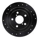 Dynamic Friction 633-13008L Disc Brake Rotor - Rear Left