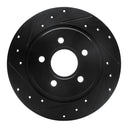 Dynamic Friction 633-27033L Disc Brake Rotor - Rear Left