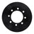 Dynamite Friction 633-40103R Disc Brake Rotor - Rear Right