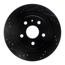Dynamic Friction 633-46024L Disc Brake Rotor - Rear Left