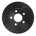 Dynamic Friction 633-47026L Disc Brake Rotor - Front Left