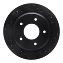 Dynamite Friction 633-47027R Disc Brake Rotor - Rear Right