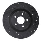 Dynamite Friction 633-47037R Disc Brake Rotor - Front Right