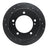 Dynamite Friction 633-47058L Disc Brake Rotor - Front Left