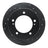 Dynamite Friction 633-47058R Disc Brake Rotor - Front Right