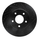 Dynamic Friction 633-47063R Disc Brake Rotor - Front Right