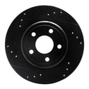 Dynamic Friction 633-54046L Disc Brake Rotor - Rear Left