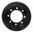 Dynamite Friction 633-54157L Disc Brake Rotor - Front Left